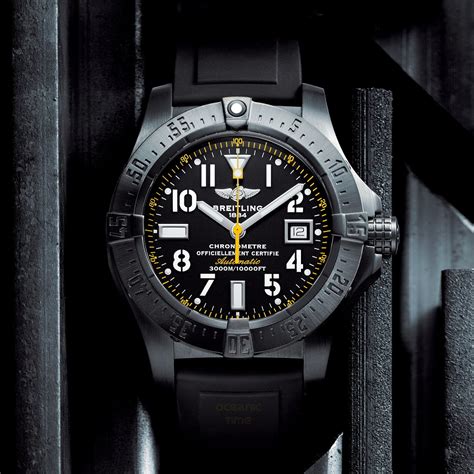 breitling seawolf blacksteel code yellow|breitling avenger seawolf original.